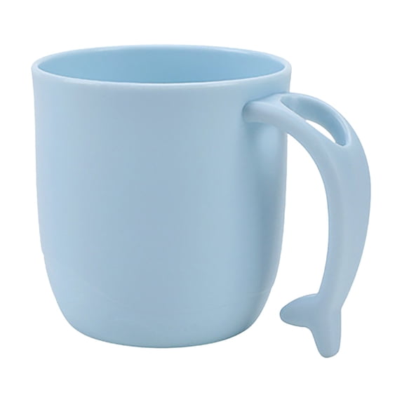 Cute Mouthwash Cup Toothbrush Holder, Multi Purpose Drinking Cup For Brushing Teeth In Bathroom (Light Blue)