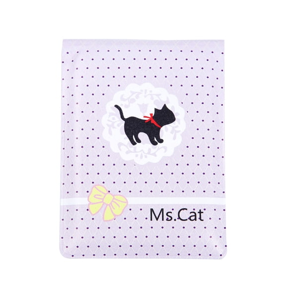 Cute Ms Cat Cushioned Folding Travel Pocket Compact Makeup Mirror Mini Organizer