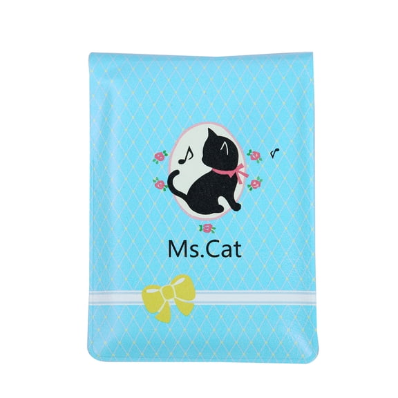 Cute Ms Cat Cushioned Folding Travel Pocket Compact Makeup Mirror Mini Organizer