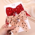 thumbnail image 1 of Cute Multi-Patterned and Solid Color Hair Bows/Clips for Girls in a 2 Piece Set, 1 of 46