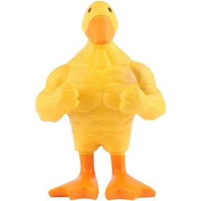 Cute Muscle Duck Statue Home Decor, Novelty Living Room Decorations, Entryway Table Home Decor, Gifts for Gym People,Doubles as Key Holder