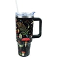 thumbnail image 1 of Cute Mushroom Cup 40 oz Tumbler with Handle and Straw Lid Leak Proof, Coffee Travel Mug with Handle Insulated for Hot and Cold Drink Ice, Birthday Gifts for Women Mushroom Lovers Stainless Steel Cup, 1 of 5
