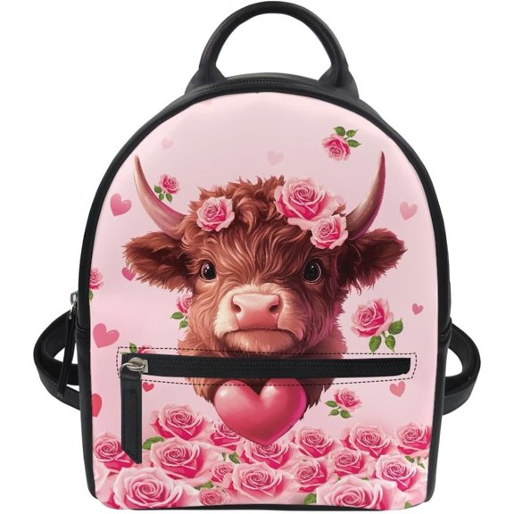 Cute Mushroom Frog Backpack for Teen Purse Gifts Mini Pu Leather Backpacks Ladies Small Shoulder Bag Casual Tote Bags Handbag Daypack Green