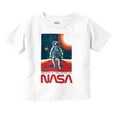 thumbnail image 1 of Cute NASA Worm Logo Mars Astronaut Toddler Boy Girl T Shirt Infant Toddler Brisco Brands 18M, 1 of 6