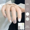 Cute Nail Charms Three Color Nail Polish No Baking Quick Drying Set