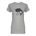 thumbnail image 1 of Cute Narwhal Art Shaped T-Shirt Women -Image by Shutterstock, Female Small, 1 of 2