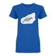 thumbnail image 1 of Cute Narwhal Whale Design Shaped T-Shirt Women -Image by Shutterstock, Female Small, 1 of 2