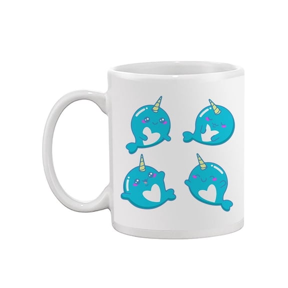 Cute Narwhals Mug - SPIdeals Designs,