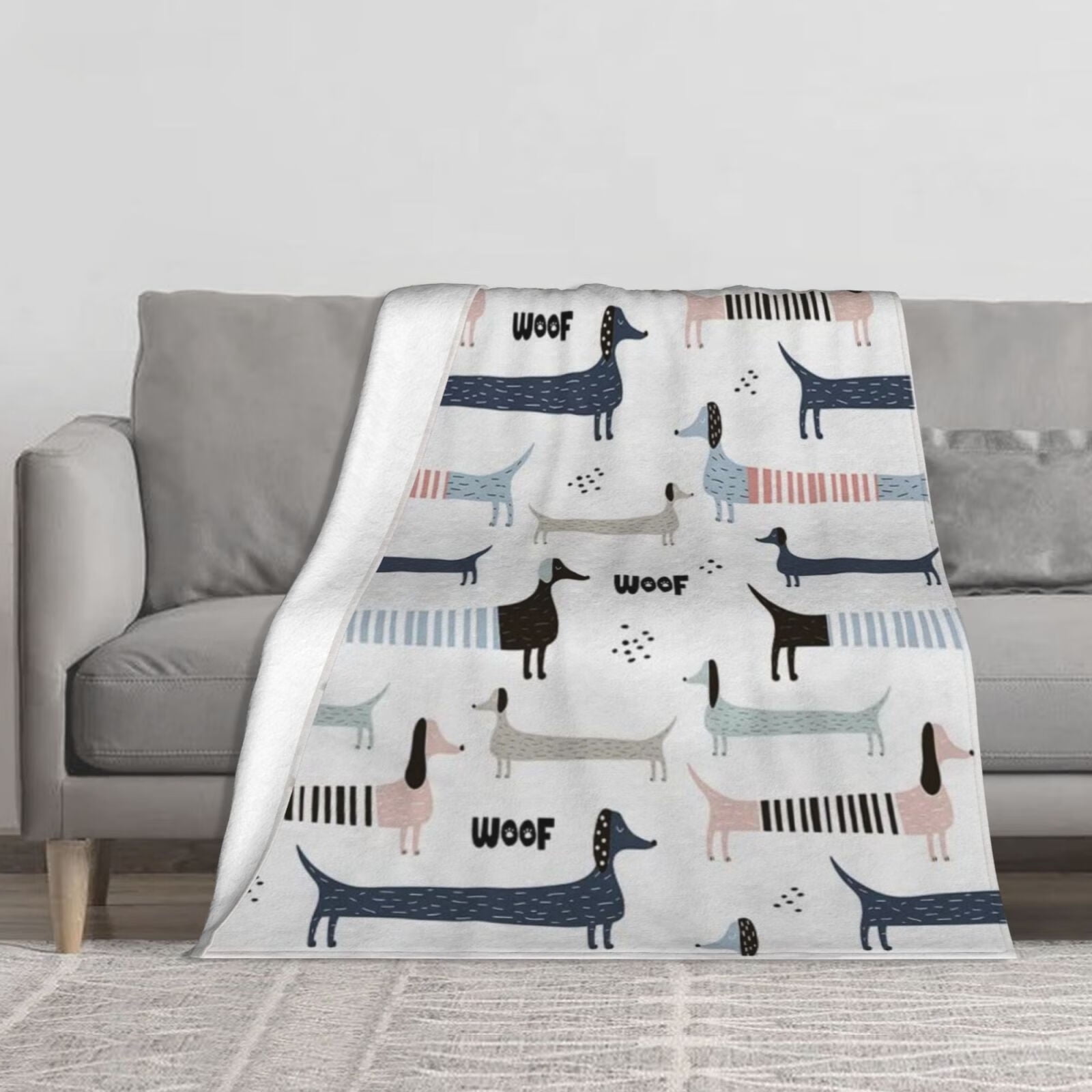 Christmas Dog Fleece Blanket