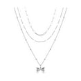 thumbnail image 1 of Cute Necklace for Women Women Jewelry Elegant Pendant Necklace For Women Gold Three Layer Necklace Female Collarbone Chain Necklace For Women, 1 of 4