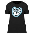 thumbnail image 1 of Cute Nerd Kitten Cartoon T-Shirt Women -Image by Shutterstock, Female 3X-Large, 1 of 2