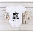 thumbnail image 1 of Cute New To The Crew Onesie, Airplane Baby Onesie, Cute Co-Pilot Bodysuit, Birth Announcement Pilot Cool Baby Clothing, Cute Baby Onesie, BABY BODYSUIT LAT 4424, 1 of 3