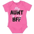 thumbnail image 1 of Cute Niece Aunt BFF Best Auntie Ever Romper Boys or Girls Infant Baby Brisco Brands 12M, 1 of 6