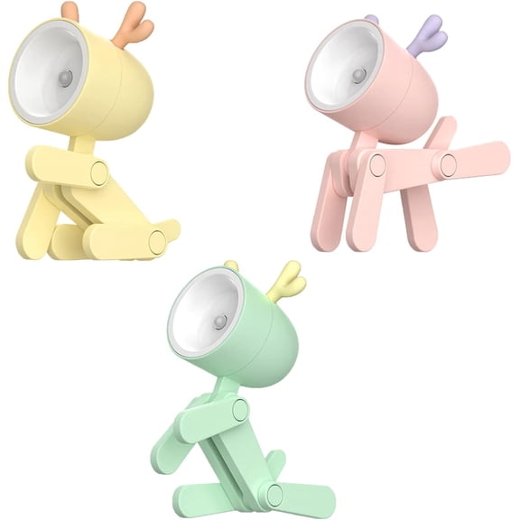 Cute Night Light for Kids, Mini Led Table Desk Lamp, Decorative Lamp Indoor Nightstand, Animal Pet Nightlights, Nursery Nightlight LED Novelty Animal Bedside Lamp,Funny Gifts for Kids