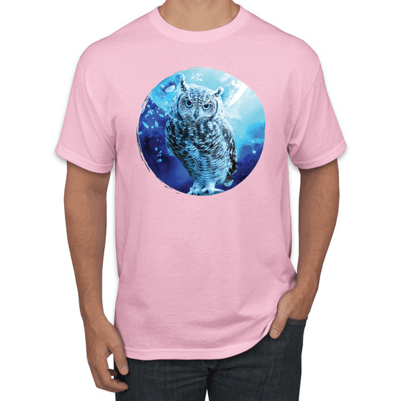 Cute Nocturnal Snow Owl Winter Animal Lover Graphic T-Shirt