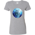 thumbnail image 1 of Cute Nocturnal Snow Owl Winter Animal Lover Womens Graphic T-Shirt, 1 of 1
