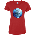 thumbnail image 1 of Cute Nocturnal Snow Owl Winter Animal Lover Womens Graphic T-Shirt, 1 of 1