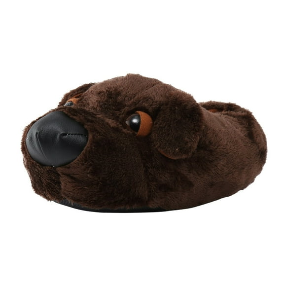 Cute Novelty Dog Design Women's Slippers - Soft Warm Cartoon Animal Home Indoor Winter Footwear for Men and Women