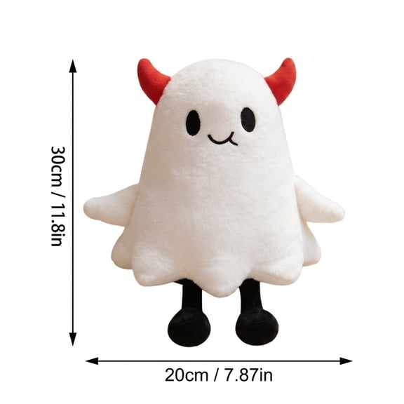 Cute Novelty Ghost Plush Doll Without Label for Spooky Season Room Decor and Children'S Halloween Gift Set