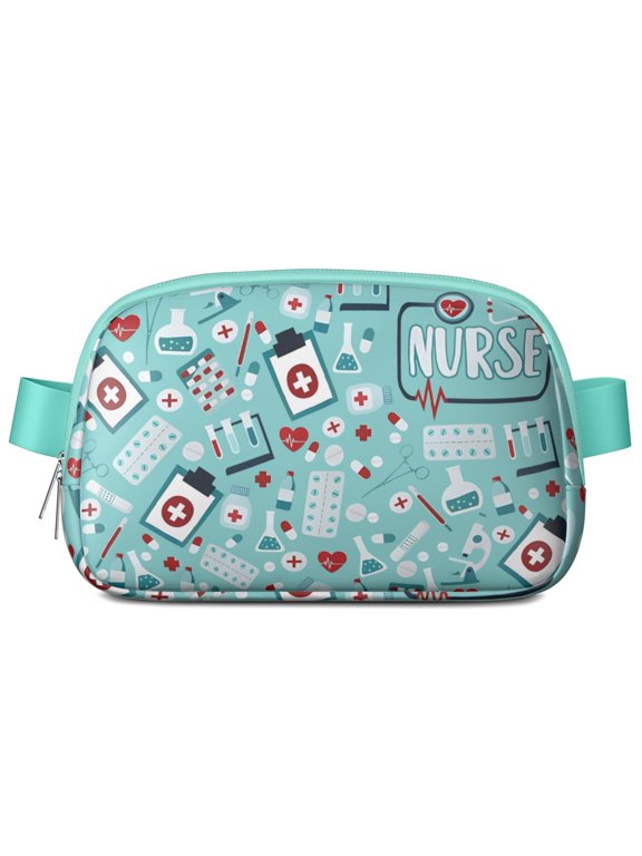 Cute Nurse Aesthetic Belt Bag – Funny Nurse Life Fanny Pack Gift for Nursing Students & Healthcare Heroes, Comfortable & Stylish