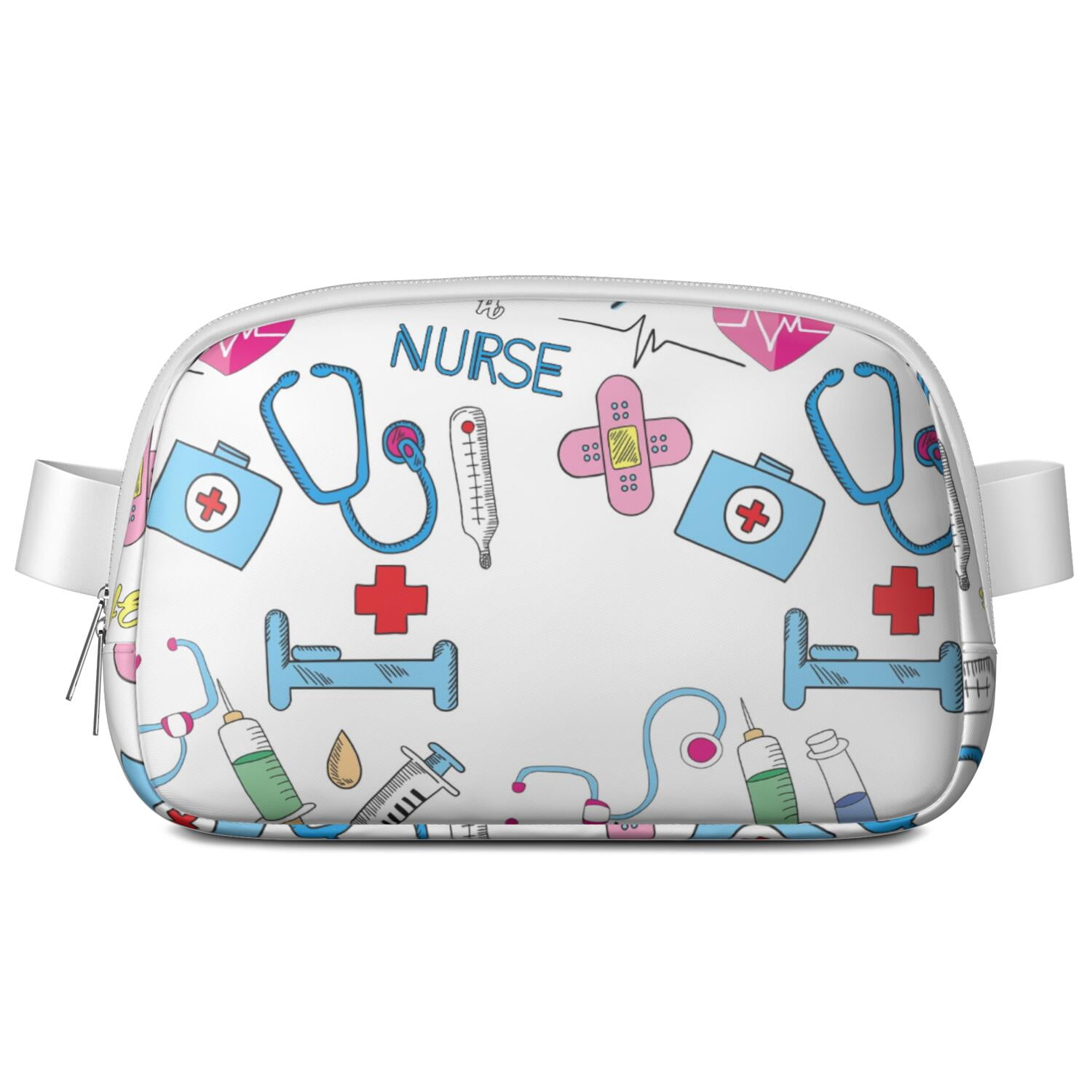 Cute Nurse Aesthetic Belt Bag – Funny Nurse Life Fanny Pack Gift for Nursing Students & Healthcare Heroes, Comfortable & Stylish