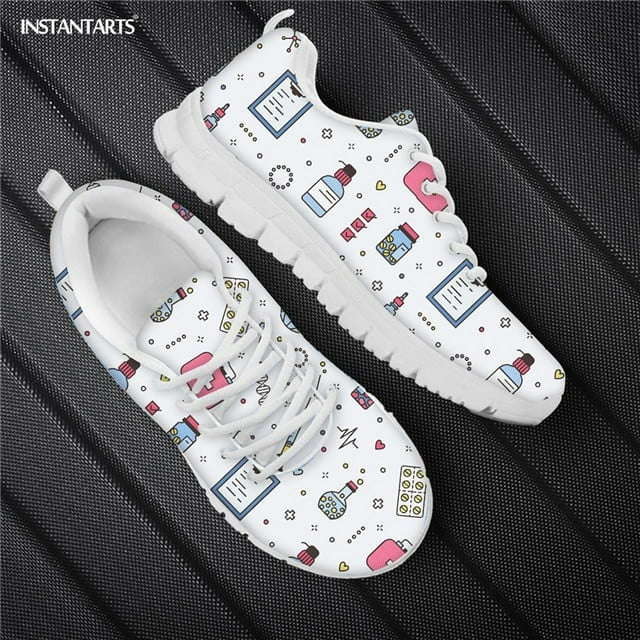 Cute Nurse Designer Shoes For Women 2021 Casual Outdoor Footwear