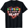 thumbnail image 1 of Cute Nurse Heart Present For Pediatric Labor Nurse week 2024 T-Shirt, 1 of 4