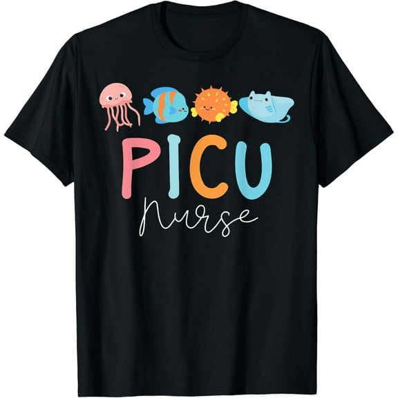 Cute Ocean Sea Summer Picu Nurse Vascular Access Iv Nursing T-Shirt Unisex S-5XL Hot Trending Shirt, Vintage Birthday Gift