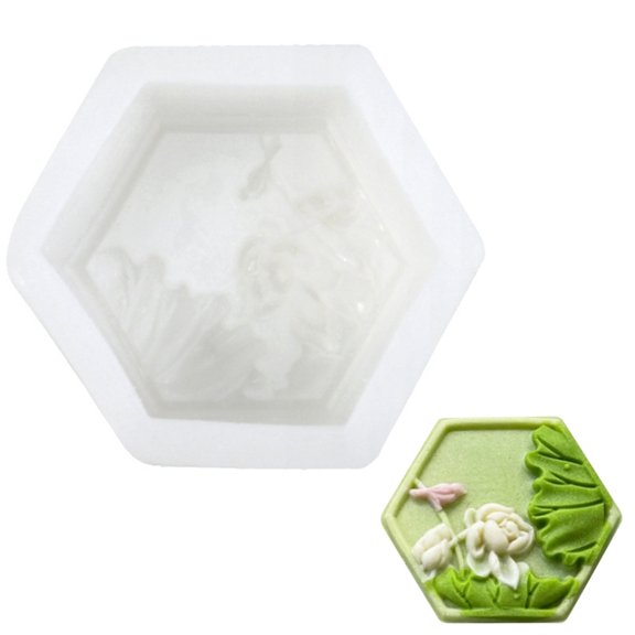 Cute Octagon Moon Flower Silicone Molds Fondants Chocolate Molds Mousses Cake Molds Bakings Decorating Making Supplies