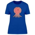 thumbnail image 1 of Cute Octopus Doodle Cartoon T-Shirt Women -Image by Shutterstock, Female x-Large, 1 of 2