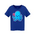 thumbnail image 1 of Cute Octopus Holding Ice Cream T-Shirt Toddler -Image by Shutterstock,  5 Toddler, 1 of 2