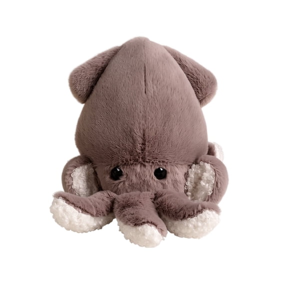Cute Octopus Plush Toy Soft Stuffed Animal Cuddly Sea Creature Plushie for Girls Bedroom Decor Easter Basket Stuffers Easter Gifts Valentines Day Gifts, Gray