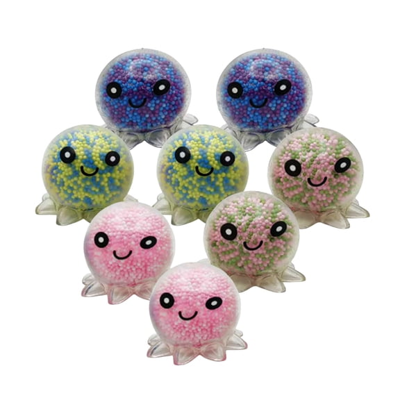 Cute Octopus Slow-Rise Figure, Ocean Animal Sensory Item for Desk Soft Squishy Sea Creature, Marine Themed Collectible for Stress Relief