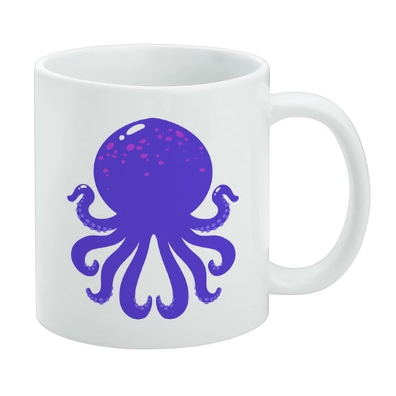 Cute Octopus Tentacles Ocean White Mug
