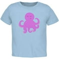 thumbnail image 1 of Cute Octopus Toddler T Shirt Light Blue 3T, 1 of 1
