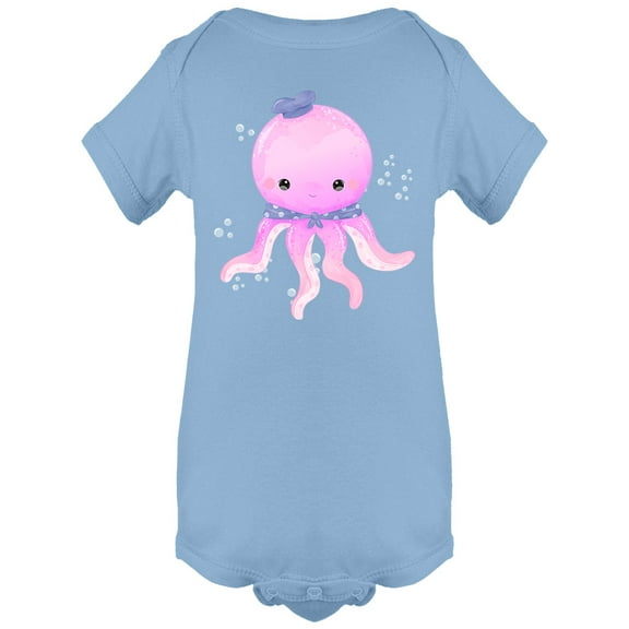 Cute Octopus With Hat And Scarf Bodysuit Infant -Image by Shutterstock,  Newborn