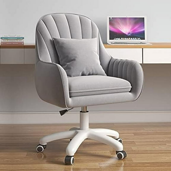 Cute Office Chair Home Computer Chairs Adjustable Task Chairs Modern Office Chair Makeup Chair 360 Swivel Computer Chair Mid Back Chair Living Room Chairs.