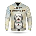 thumbnail image 1 of Cute Old English Sheepdog Loves Dad Happy Father's Day All Over Print 3D Baseball Jacket Dog Lover Bomber Jacket Softball - 12008, 1 of 6