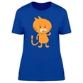 thumbnail image 1 of Cute Orange Kitten Cartoon T-Shirt Women -Image by Shutterstock, Female Medium, 1 of 2