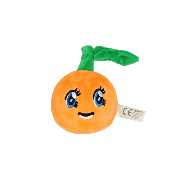 Cute Orange Plush Tangerine Fruit Squeezz Toy Stuffed Animal Plushie,Soft Huggable Mochi Kawaii Sensory Hand Stress Relief Fidget,Holiday Birthday Home Office Desk Decor Party Favor Present
