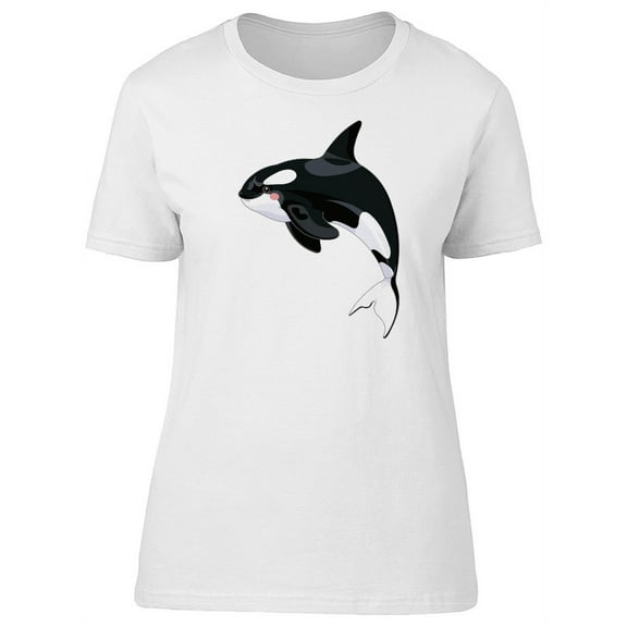 Cute Orca  Whale T-Shirt Women -Image by Shutterstock, Female x-Large
