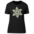 thumbnail image 1 of Cute Ornamental Green Flower T-Shirt Women -Image by Shutterstock, Female XX-Large, 1 of 4