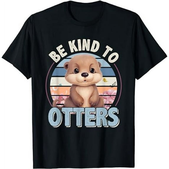Cute Otte Be Kind To Otters For Kids Boys Girls T-Shirt