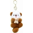 thumbnail image 1 of Cute Otter Plush Keychain Charm for Bags & Backpacks – 2025 New Soft Stuffed Animal Bag Charm, Adorable Key Ring Gift for Otter Lovers, 1 of 7