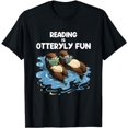 thumbnail image 1 of Cute Otter Reading Book Two Otter Reading Is Otterly Fun T-Shirt, 1 of 5