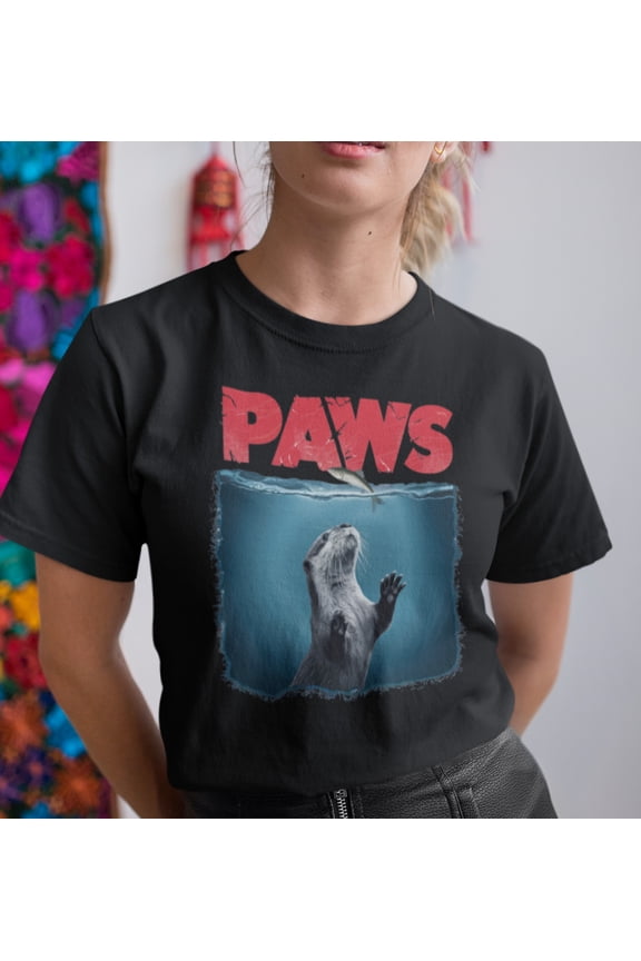 Cute Otter Shirt Paws Funny Otter Shirt