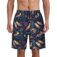 thumbnail image 1 of Cute Otters Pattern Men'S Beach Pants Quick Dry Short Swim Trunks With With Pockets And Mesh Lining Swimwear Beach Bathing Shorts Small, 1 of 1