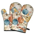 thumbnail image 1 of Cute Oven Mitts,Fall Pumpkins Leaves Pattern Oven Mitt 2-Pack Set,Kitchen Gloves for Oven,Heat Resistant Oven Mitts 7.7"x12", 1 of 7
