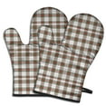 thumbnail image 1 of Cute Oven Mitts,Green and Red Christmas Plaid Pattern Oven Mitt 2-Pack Set,Kitchen Gloves for Oven,Heat Resistant Oven Mitts 7.7"x12", 1 of 7