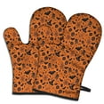 thumbnail image 1 of Cute Oven Mitts,Halloween Icons Pattern Oven Mitt 2-Pack Set,Kitchen Gloves for Oven,Heat Resistant Oven Mitts 7.7"x12", 1 of 7